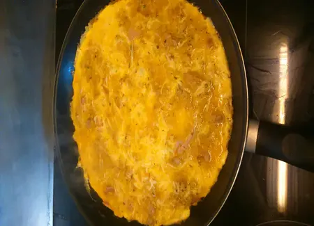 Omelette au thon