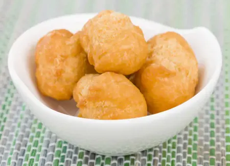 Beignets de pommes de terre et maïs