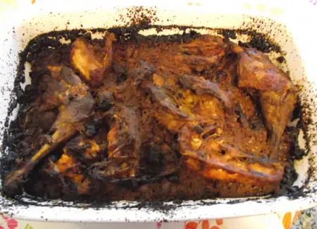Pintade aux raisins secs
