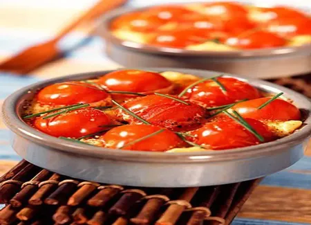 Clafoutis tomate chèvre