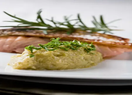 Purée de courgettes parfumée aux épices