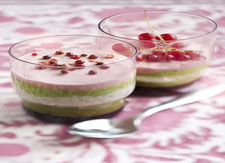Verrine crabe aux noix et tarama