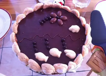 Charlotte aux 3 chocolats