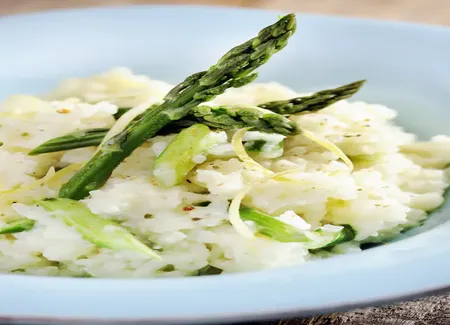 Risotto aux asperges et mascarpone
