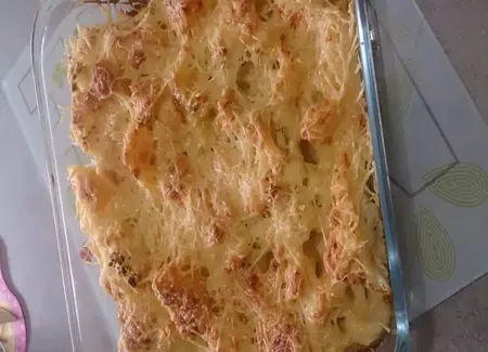 Gratin de chou fleur et pommes de terre sauce parmesan