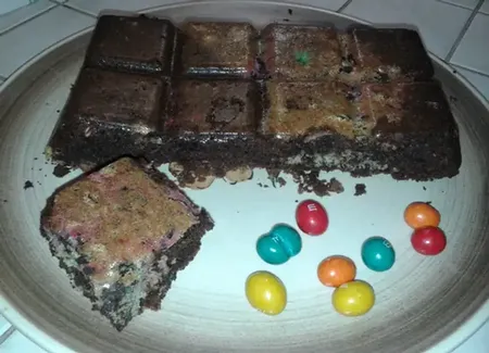 Marbré aux m&m's