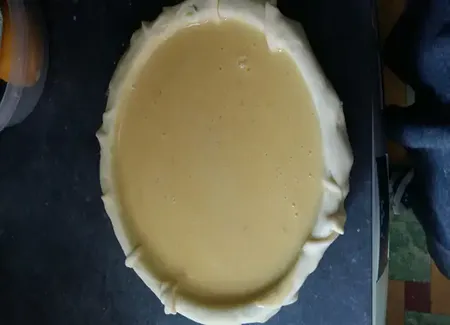 Tarte à la crème pâtissière