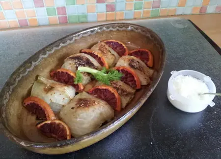 Fenouil gratiné au parmesan
