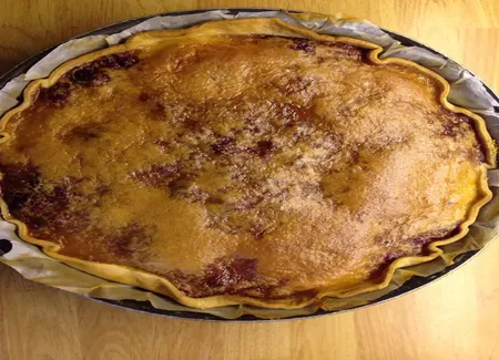 Tarte amandine aux cerises