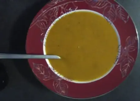Soupe aux 3 légumes épicés