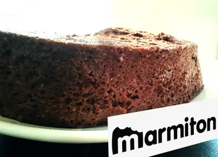 Gâteau au chocolat, sans beurre (au micro-ondes)
