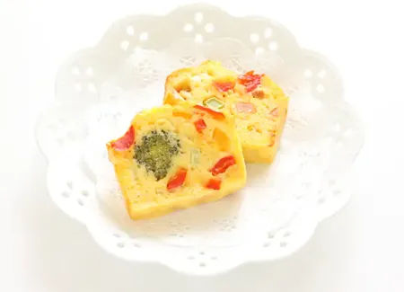 Cake aux légumes et aux saucisses