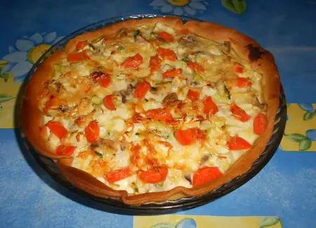 Tarte salée du dimanche soir (reste)