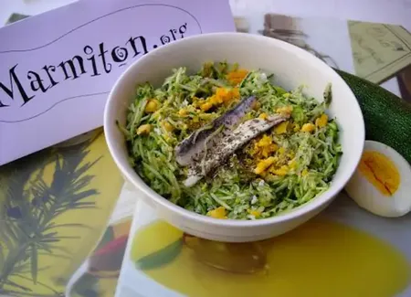 Salade de courgettes méridionale