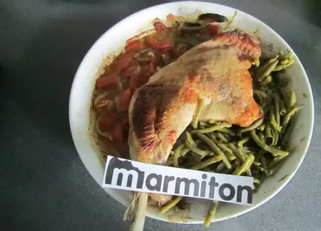 Cuisse de dinde au bouillon