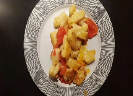 Gnocchis au panais et parmesan