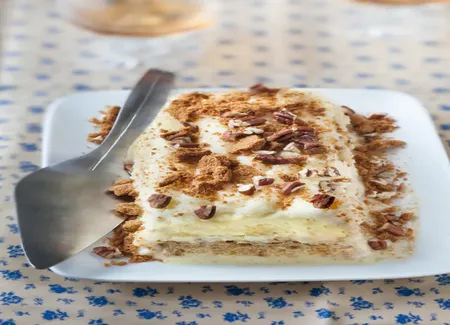 Vacherin glacé vanille-spéculoos