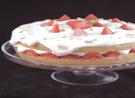 Merveilleux fraisier léger
