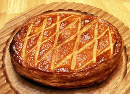 Galette des rois aux oranges confites