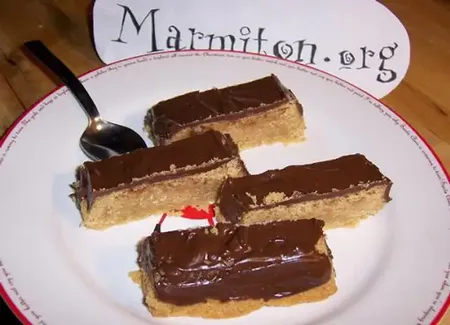 Barres chocolat beurre de cacahuètes
