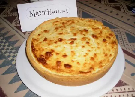 Tarte lorraine au fromage blanc
