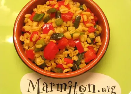 Blé aux petits légumes