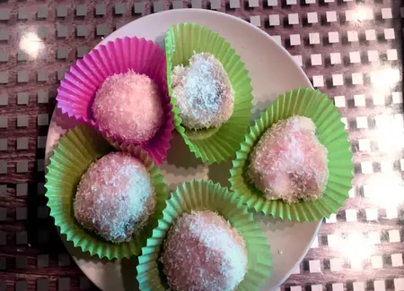 Perles de coco à la farine de riz gluant