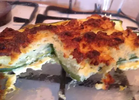 Courgette farcie au colin