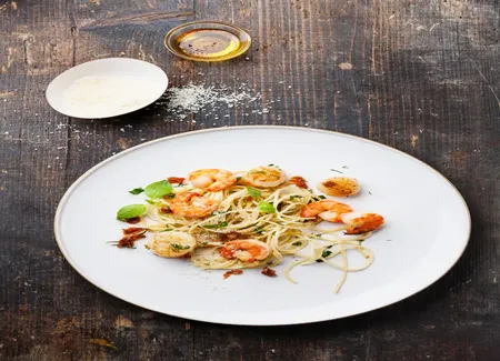 Coquilles st jacques au parmesan