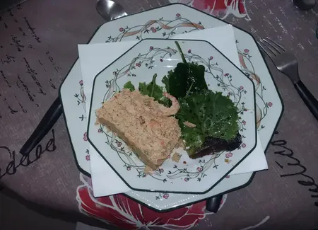 Pain de poisson aux herbes