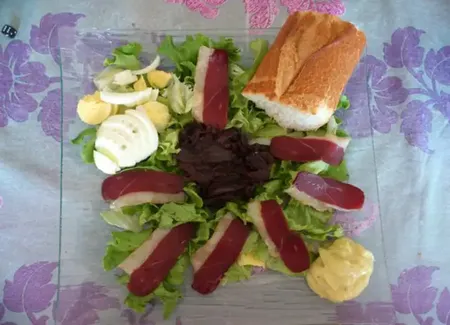 Sandwich à l'assiette