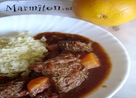 Boeuf au parfum d'orange
