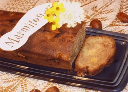 Gâteau aux pommes à la farine de châtaigne