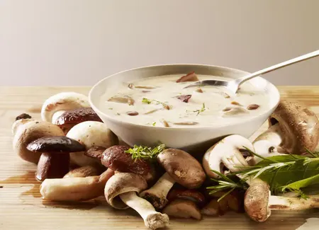 Cappuccino de champignons