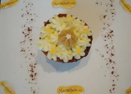 Cupcakes pommes caramélisées et chocolat