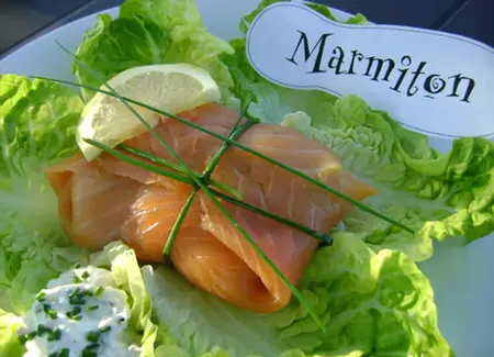 Paupiettes de saumon fumé