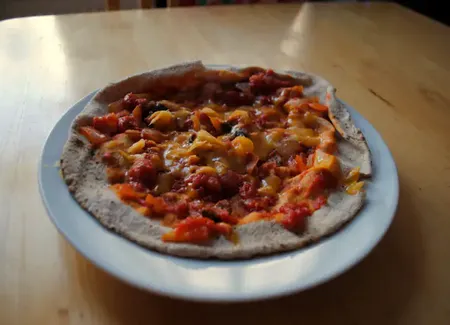 Galette façon pizza - sans four