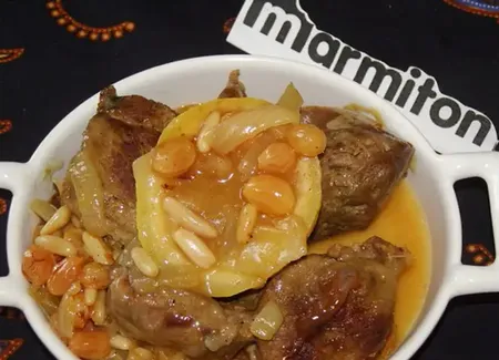 Tajine d'agneau, citron et oignon