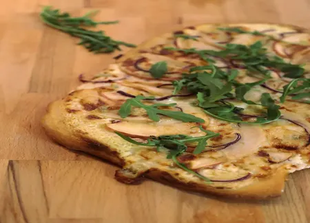 Pizza pomme poire et gorgonzola