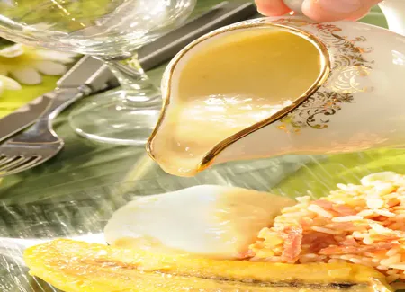 Sauce curry / pomme / banane