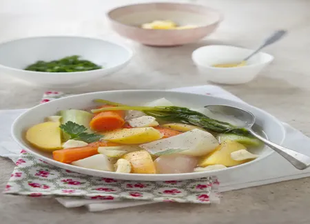 Pot-au-feu végétarien au fromage