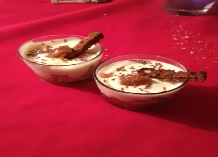 Verrine de noel aux marrons glacés