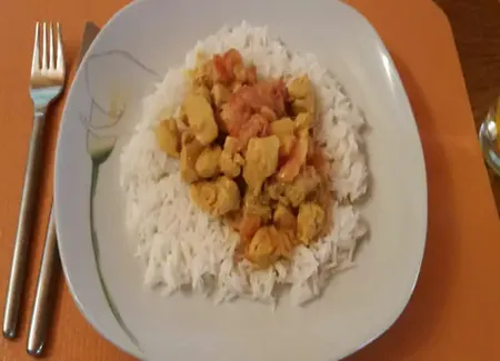 Curry de poulet indien rapide