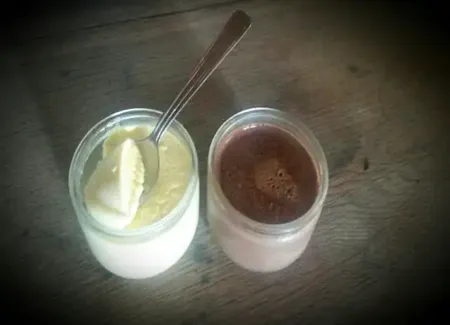 Crèmes dessert faciles vanille et chocolat