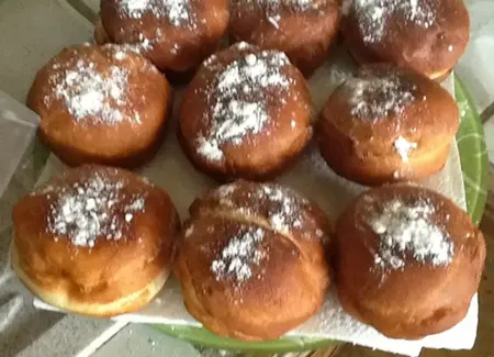 Beignets de confiture ou nutella à la map (machine à pain)