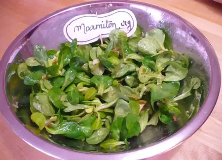 Salade de cresson aux anchois