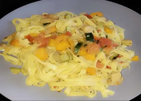 Tagliatelles aux légumes faciles