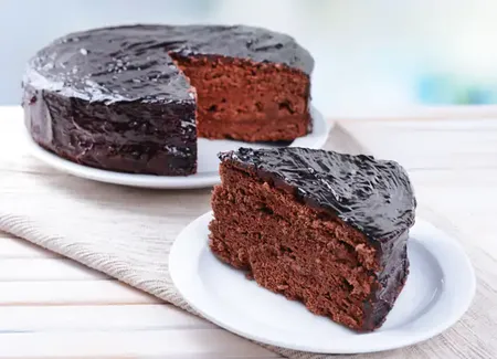 Moelleux au chocolat avec glaçage de vaness