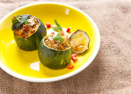 Courgettes farcies express