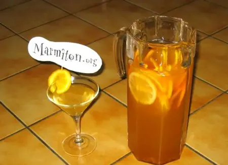 Sangria légère au vin blanc